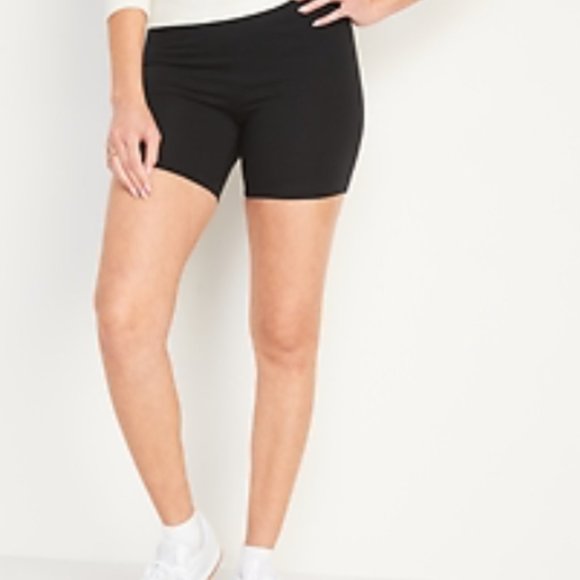 🌞BOGO🌞High-Waisted Jersey Biker Shorts - Picture 1 of 3